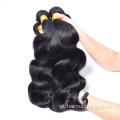 Extensão de pacote de cabelo humano barato de trama de cabelo crua indiano saudável corporal brasileiro tecel Virgin Real 100% Remy Hair Pacotes